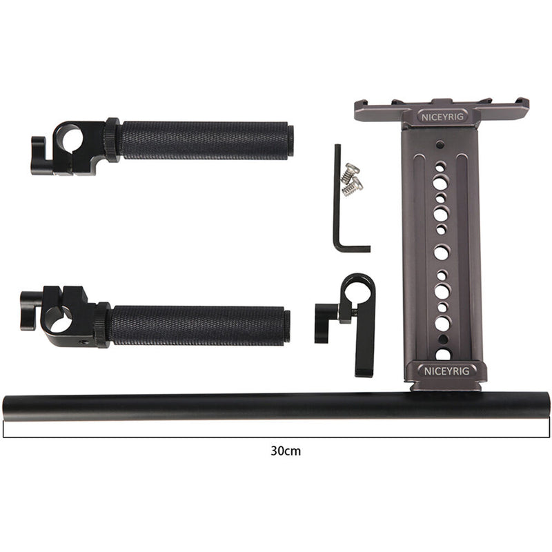 Niceyrig Dual Handheld Metal Support Kit for Tablets & Select iPad Models