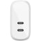 Belkin BoostCharge 40W 2-Port USB-C PD Wall Charger