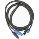 American DJ 5-Pin XLR DMX Locking Power Link Combo Cable (6')