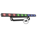 CHAUVET DJ COLORband H9 ILS Hex Color LED Strip (4-Pack)