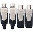 Xvive Audio U3D Dual Plug-On Wireless Audio System for Dynamic Microphones & Active Monitors (2.4 GHz)