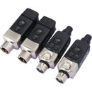 Xvive Audio U3D Dual Plug-On Wireless Audio System for Dynamic Microphones & Active Monitors (2.4 GHz)