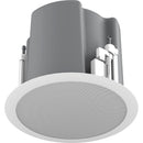 AtlasIED 6.5" Coaxial In-Ceiling Speaker with 32-Watt 70/100V Transformer