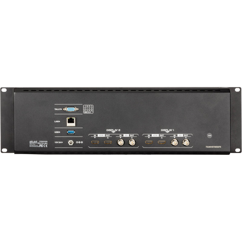 Elvid StudioVision Dual 7" Rackmount Monitor