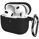 Sahara Case Liquid Silicone Case for Apple AirPods 3rd Generation (Black)