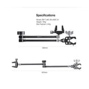 Leofoto Magic Arm Set for Kestrel Weather Meter