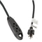 Watson 3-Outlet Power Extension Cord (15', Straight, Black)