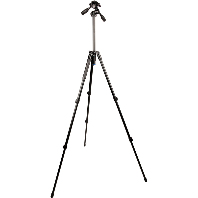 Slik Pro AL-323-3W Aluminum 3-Section Tripod with Arca-Type 3-Way Pan-Tilt Head
