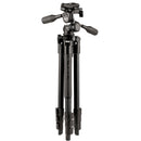 Slik Pro AL-324-3W Aluminum 4-Section Tripod with Arca-Type 3-Way Pan-Tilt Head
