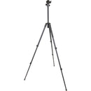 SLIK Pro AL-323BH4 Tripod with SBH-400 Triple Action Ball Head (Matte Black)