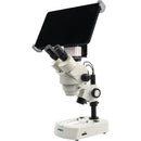 National Optical BTI1-440T-440PLL Zoom Trinocular Stereo Microscope with Moticam X5 Camera & 8" Tablet
