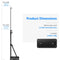 Neewer Wall-Mounting Boom Arm (5.9', 2-Pack, Black)
