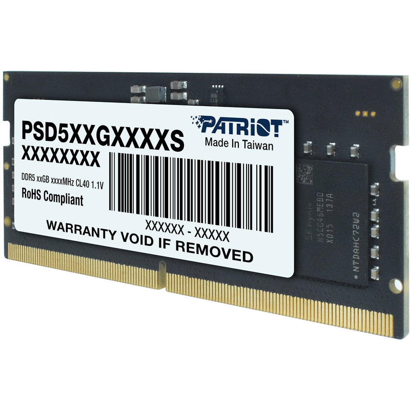 Patriot 8GB Signature Line DDR5 4800 MHz SO-DIMM Memory Module