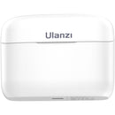 Ulanzi J12 2-Person Wireless Microphone System with USB-C Connector for Mobile Devices (White)