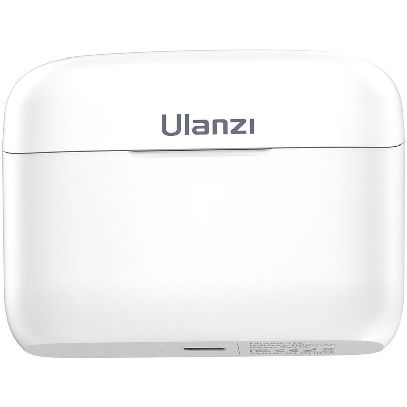 Ulanzi J12 2-Person Wireless Microphone System with Lightning Connector for iOS Devices (White)