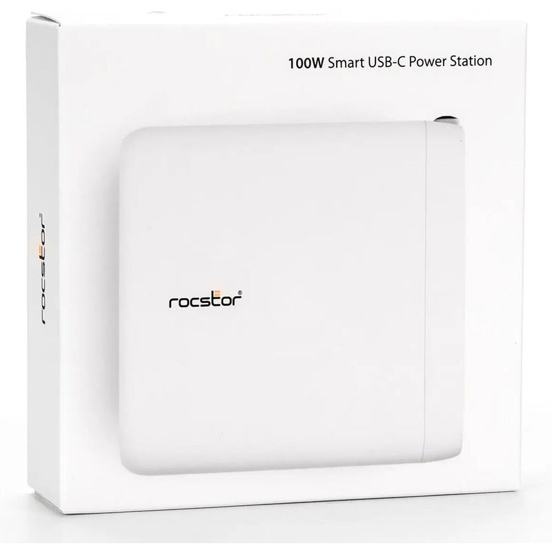 Rocstor 100W Smart USB-C Power Station Adapter (White)