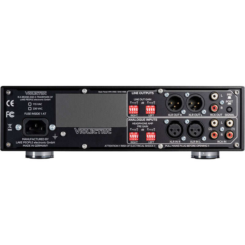 Violectric HPA V550 Pro Desktop Headphone Amplifier and Preamp