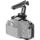 8Sinn Full Camera Cage for Canon EOS R5 C + Black Crow Top Handle