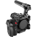 8Sinn Full Camera Cage for Canon EOS R5 C + Black Crow Top Handle
