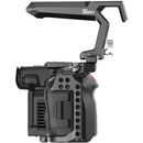 8Sinn Full Camera Cage for Canon EOS R5 C + Black Crow Top Handle