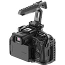8Sinn Full Camera Cage for Canon EOS R5 C + Black Crow Top Handle