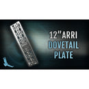 Kondor Blue ARRI Standard Dovetail Plate (8", Space Gray)