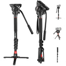 Neewer Professional Camera Monopod with Fluid Head