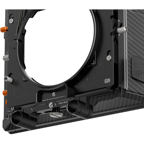 Bright Tangerine Misfit Six 19/15mm Studio Bracket Adapter for 143mm 6 x 6 Frame Safe Clamp Adapter