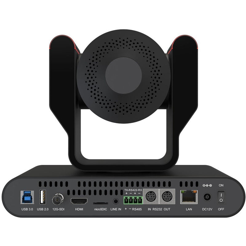 BZBGEAR 4K PTZ Auto-Tracking/Live Streaming Camera with Tally & 12x Zoom (Black)