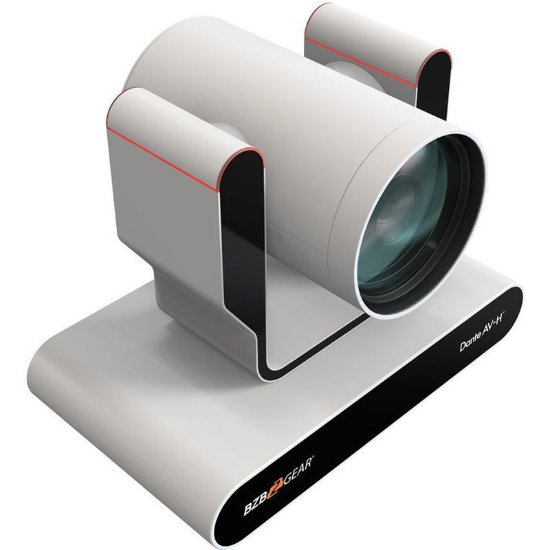 BZBGEAR 4K PTZ Auto-Tracking/Live Streaming Camera with Tally & 12x Zoom (White)