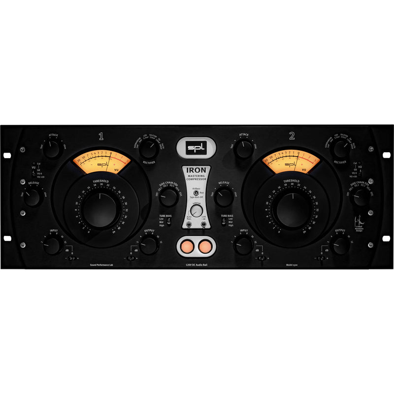 SPL Iron V2 Two-Channel Tube Mastering Compressor (Black/Silver)