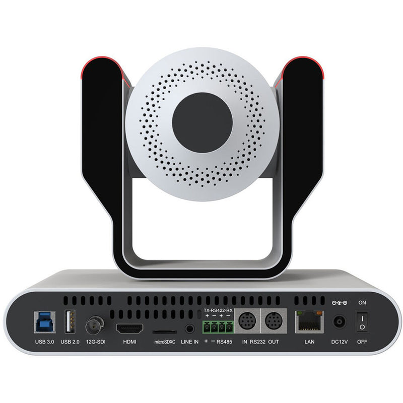 BZBGEAR 4K PTZ Auto-Tracking/Live Streaming Camera with Tally & 25x Zoom (White)