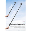 Ulanzi MT-58 Extendable Selfie Stick for Action Cameras (4')