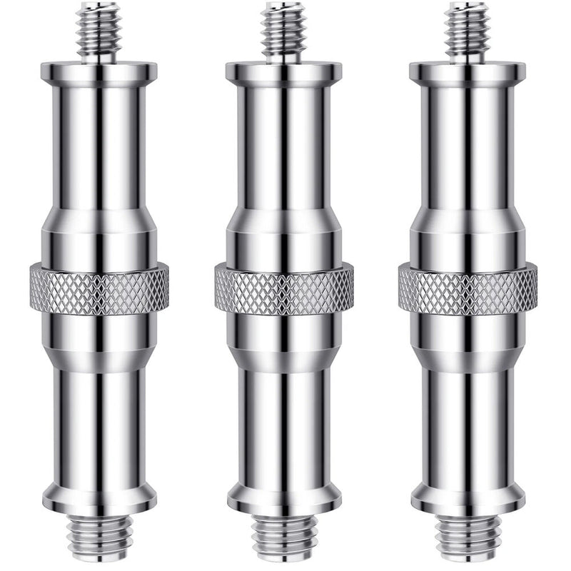 Neewer 1/4"-20 to 3/8"-16 Screw Adapter Spigot (3-Pack)