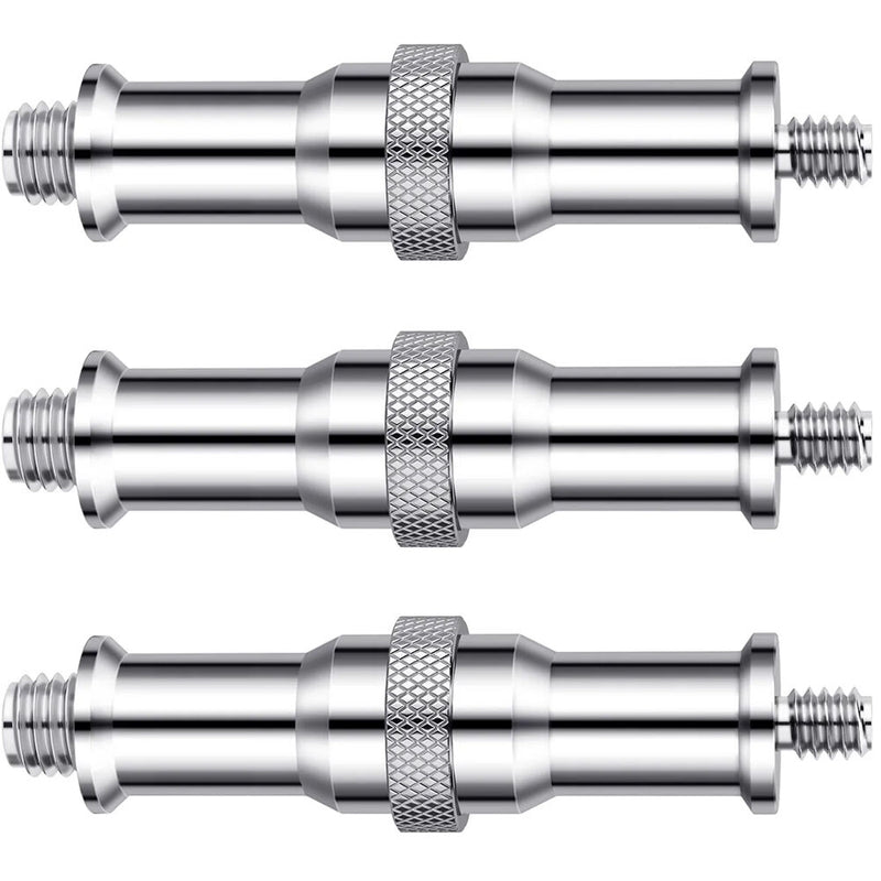 Neewer 1/4"-20 to 3/8"-16 Screw Adapter Spigot (3-Pack)