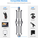 Neewer 1/4"-20 to 3/8"-16 Screw Adapter Spigot (3-Pack)