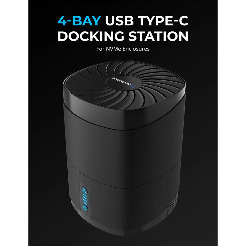 Sabrent 4-Bay USB-C 3.2 Gen 2 Docking Station for M.2 SSD Enclosures
