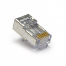 Platinum Tools Shielded EZ-RJ45 Cat 5e & Cat 6 Connector with Internal Ground (100-Piece Bag)