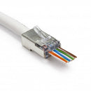 Platinum Tools Shielded EZ-RJ45 Cat 5e & Cat 6 Connector with Internal Ground (100-Piece Bag)