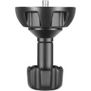 Neewer 75mm Half Ball Flat to Bowl Adapter
