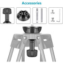 Neewer 75mm Half Ball Flat to Bowl Adapter