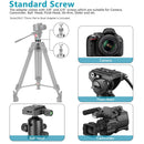 Neewer 75mm Half Ball Flat to Bowl Adapter