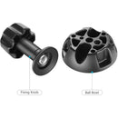 Neewer 75mm Half Ball Flat to Bowl Adapter