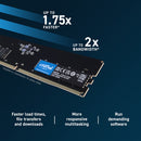 Crucial 32GB Desktop DDR5 5600 MHz UDIMM Memory Kit (2 x 16GB)