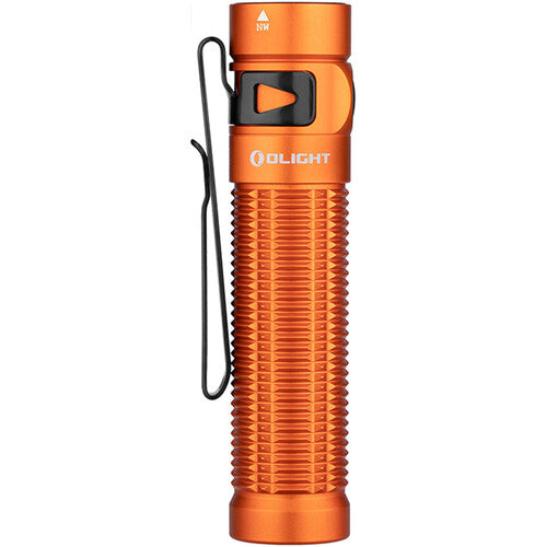 Olight Baton 3 Pro Rechargeable Flashlight with Neutral White Beam (Orange)