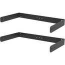 RCF H-BR Horizontal Bracket for C 45 Loudspeaker (Pair, Black)
