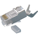 Platinum Tools RJ-45 CAT6A/10-Gig Shielded Connectors with Liners (100 Pieces)