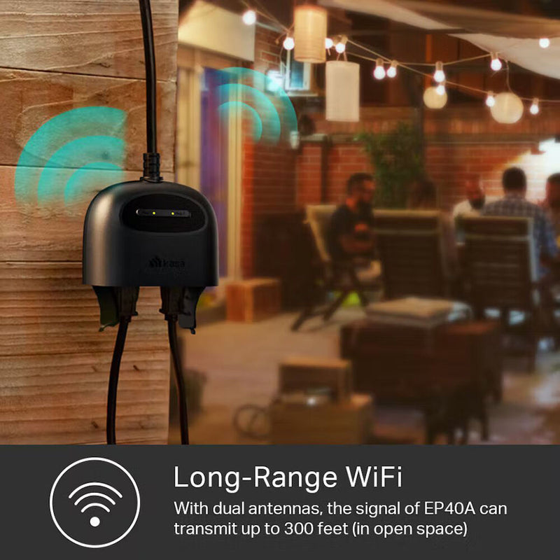 TP-Link EP40A Kasa Smart Outdoor Wi-Fi Plug