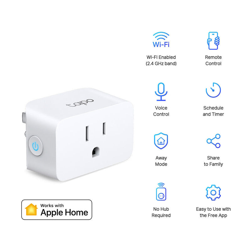TP-Link Tapo P125 Mini Smart Wi-Fi Plug (2-Pack)