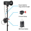 CAME-TV 48V Power Station with Dual V-Mount Battery Plates